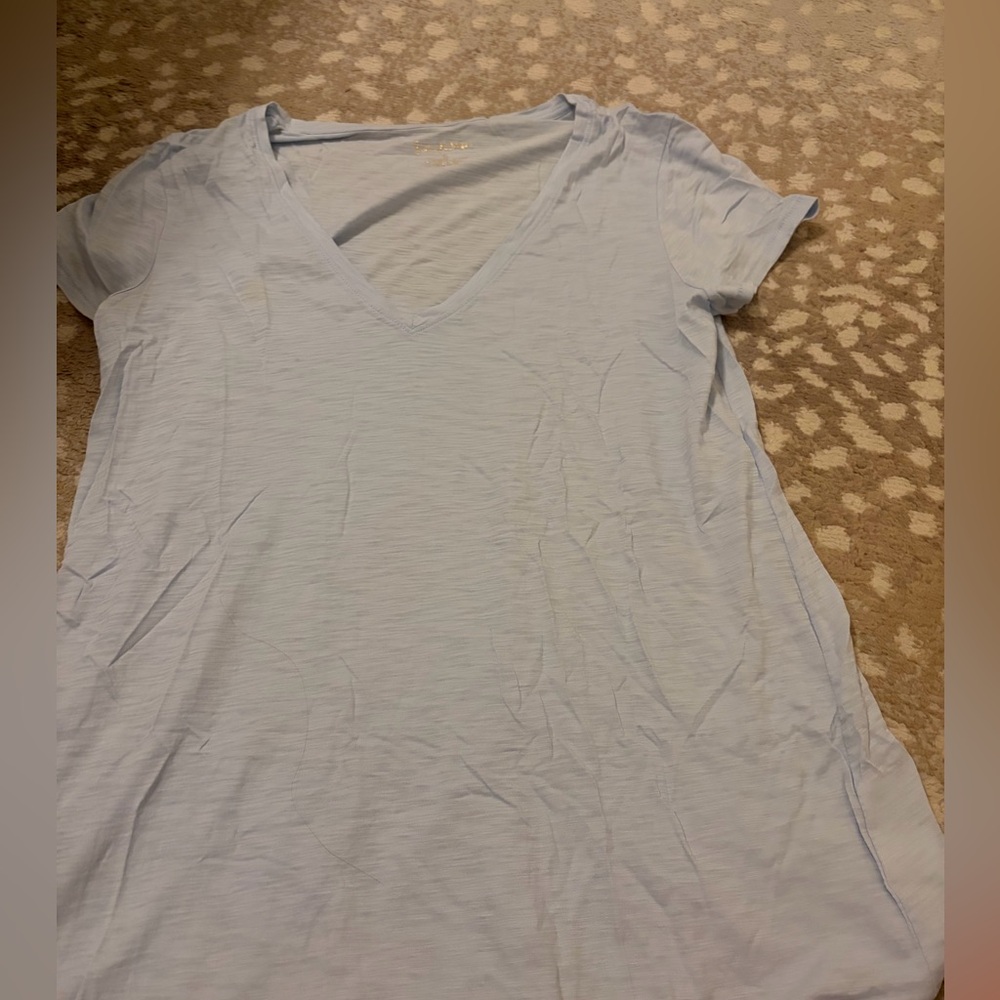 Lilly Pulitzer blue Etta tee size small